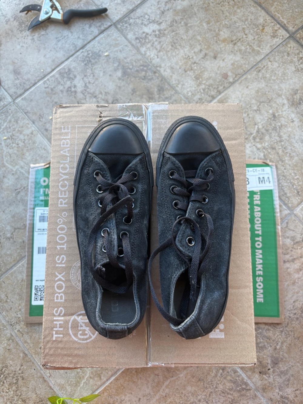 Women's Black Low-Top Canvas Sneakers